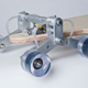 Illustration for article titled A Skateboard That Can Go Down Stairs